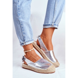 FRJ Silver Contour Espadrilles för kvinnor grå 2