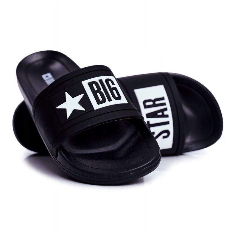 Barn och ungdom Big Star Black Tofflor DD374150 svart 1