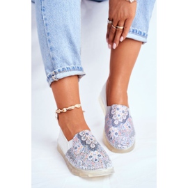 Kvinnors Brogues Maciejka Leather Slip-ons Vit 03512-46 mångfärgad 1