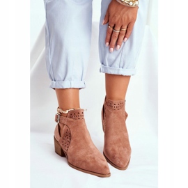 FB1 Damstövlar med en utskuren vår Rosa Rita 1