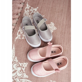 EVE Barnens rosa Bianka ballerina sneakers 2