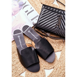 HAN Dam Tofflor Flat Black Mimios svart 2