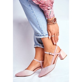 SEA Kvinnors pumpar på en klack Rosa guld Alice mångfärgad 2