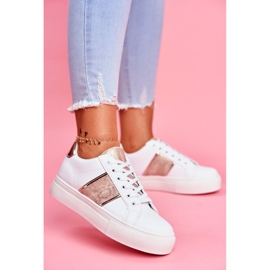 Kvinnors sportskor Vit Och Guld Fortsätt 2