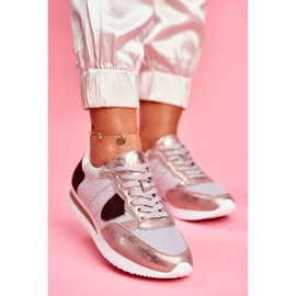 Moow Kvinnors sportskor Glitter Silver Mycket snyggt beige mångfärgad gul 1