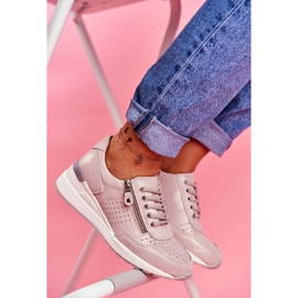 Vinceza Kvinnors sportskor Sneakers Beige FT20-8675 Better Way 1