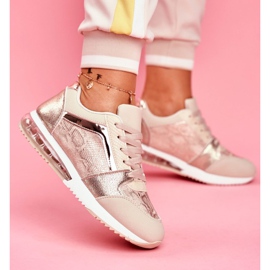 SEA Kvinnors sportskor Sneakers Beige Helly 2