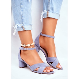 SEA Mockasandaler på en bar blå Nela 2