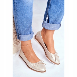 Ballerinor för kvinnor Sergio Leone Gold BL612 gyllene 2