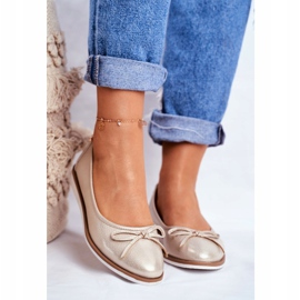 Ballerinor för kvinnor Sergio Leone Gold BL612 gyllene 1