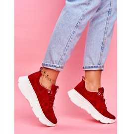 Kvinnors sportläderskor GOE Röd FF2N3017 1