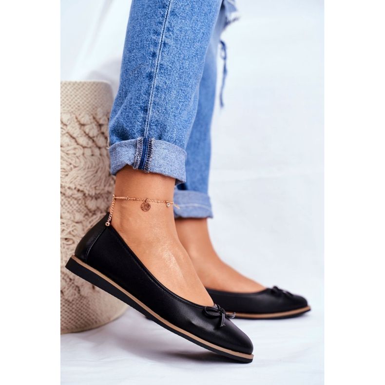 Kvinnors Ballerinas Sergio Leone Svart BL612 1