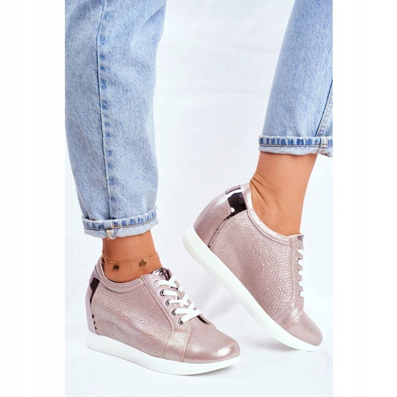 Dam Sneakers Sergio Leone Beige Sparkle SP235 2