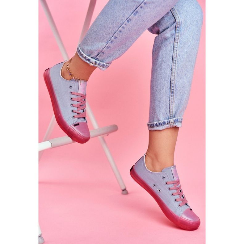 Dam Sneakers Big Star Blå Rosa FF274260 1