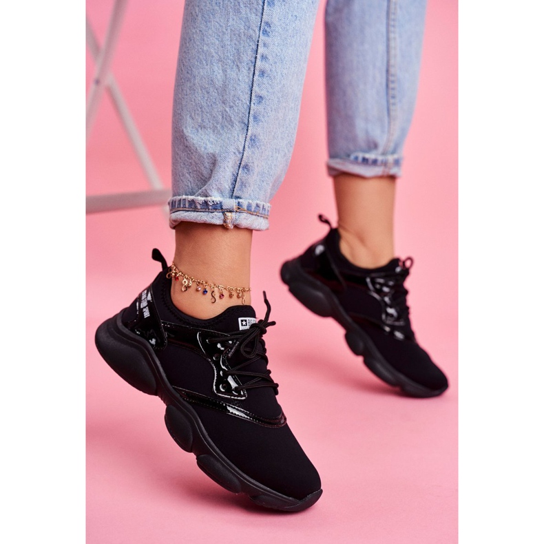 Kvinnors sportskor Sneakers Big Star Black FF274932 svart 1