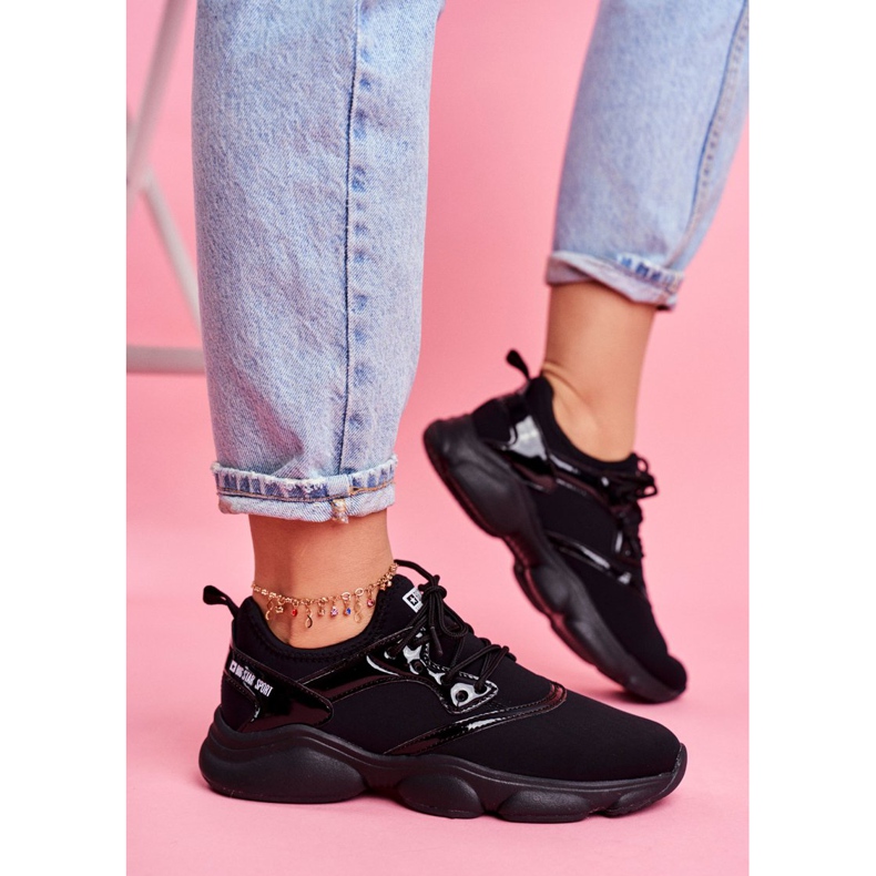 Kvinnors sportskor Sneakers Big Star Black FF274932 svart 2