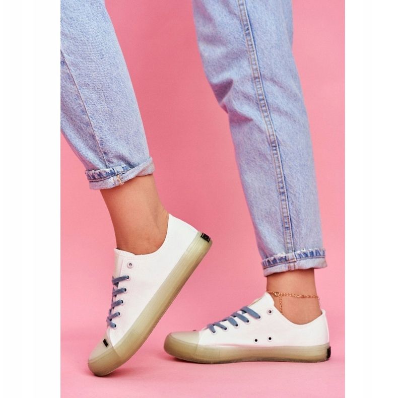 Dam Sneakers Big Star White FF274256 vit 1