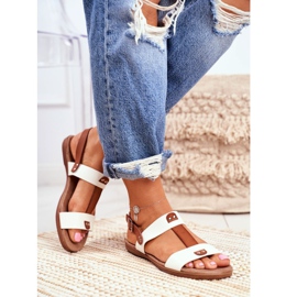 EVE Eleganta damsandaler 8SD35-0307 Vit Renna 1