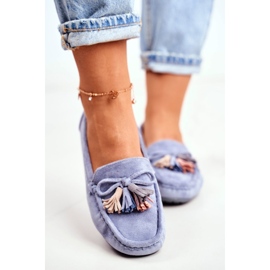 EVE Dam Loafers Mocka 20PB35-2003 Blå Donna Mia 2