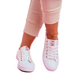 NEWS Dam Sneakers Lågt tyg Vit Ecoma 2