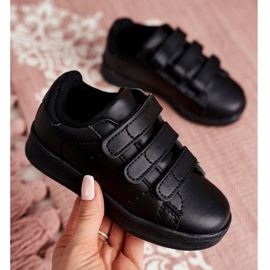 FRROCK Sportskor Barn Ungdom Svart Fifi med kardborreband 1