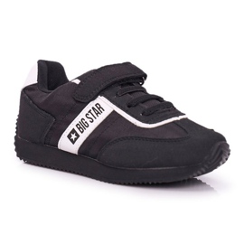 Sportbarnskor Big Star With Velcro Black FF374134 svart 1