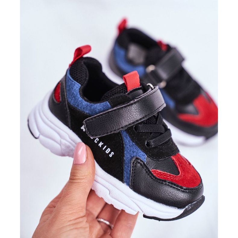 ABCKIDS Svart och marinblå barns sportskor Abcids B932104063 2