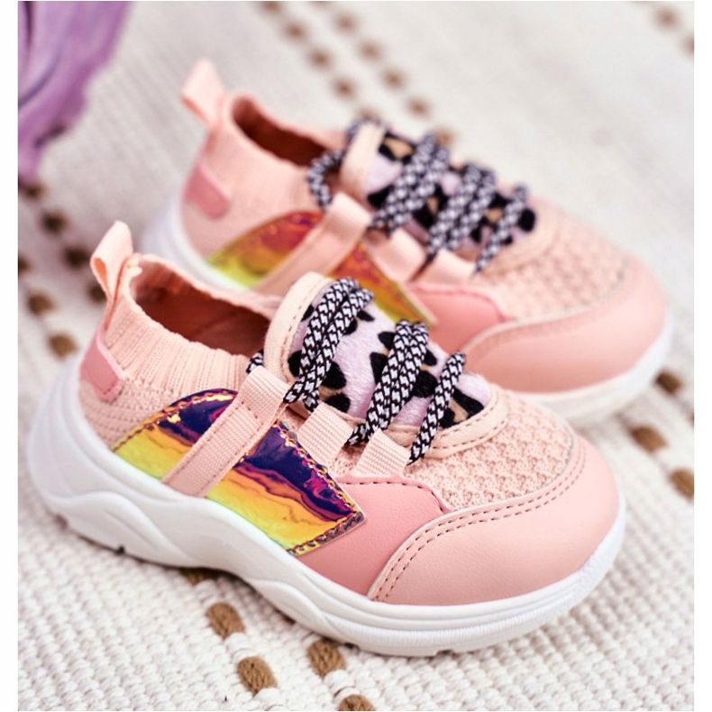 FRROCK Barns rosa Velma sportskor 2