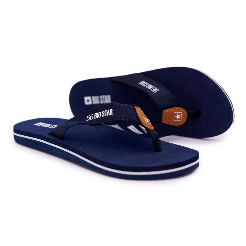 Dam Tofflor Flip-flops Big Star Marinblå DD274A254 1