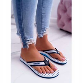 Dam Tofflor Flip-flops Big Star Marinblå DD274A250 1