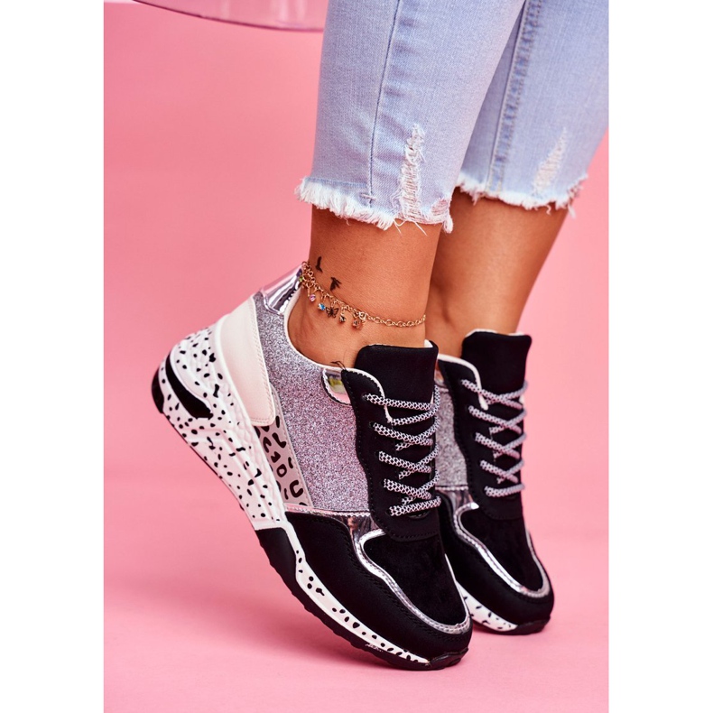 Kvinnors sportskor Tjock sula Svart Nokien 1