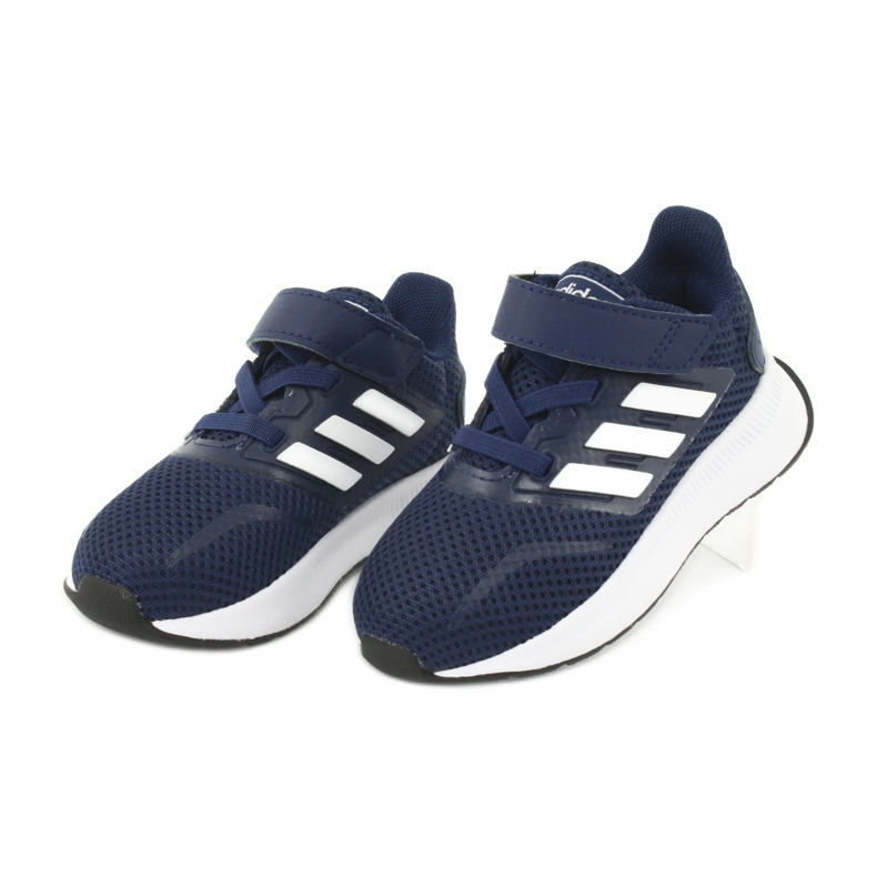 Adidas Runfalcon I Jr EG6153 skor vit marinblå 3