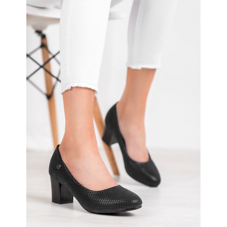 Weide Klassiska pumpar svart 2
