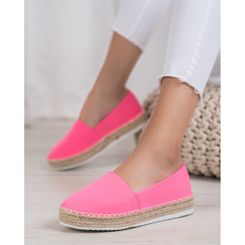 Small Swan Textil Espadrilles rosa 2