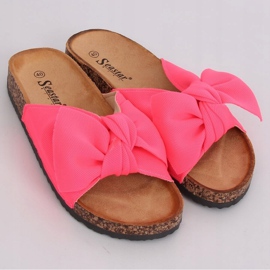 Fuchsia tofflor i kork CK108 Fuchsia rosa 2