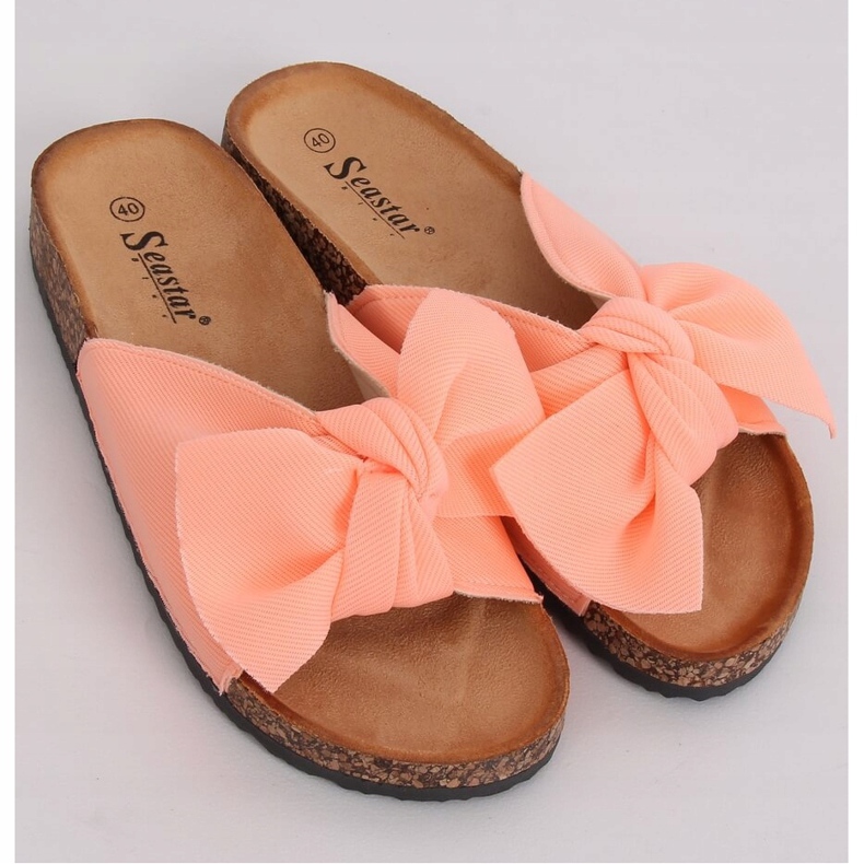 Rosa CK108 Rosa tofflor på korksulan 2