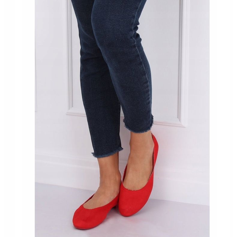 Mjuka röda damballerinor NK17P Röd 2