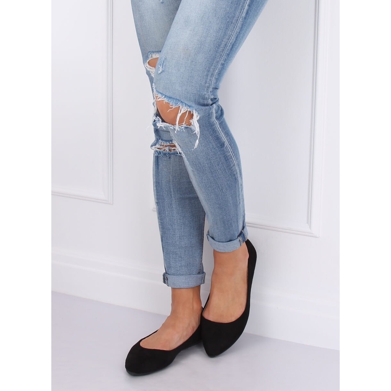 Ballerinor med mandeltår svart CD52P Svart 2