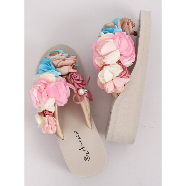 N-31 Beige beige skumsulor mångfärgad 1