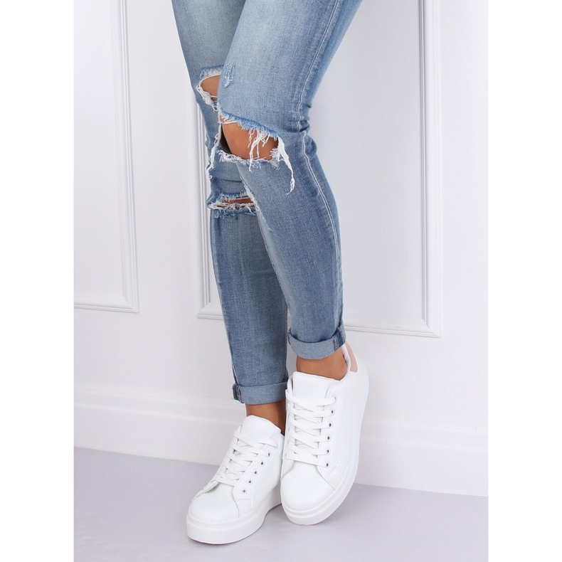 Vita damskor 85-428 VIT / ROSA 1