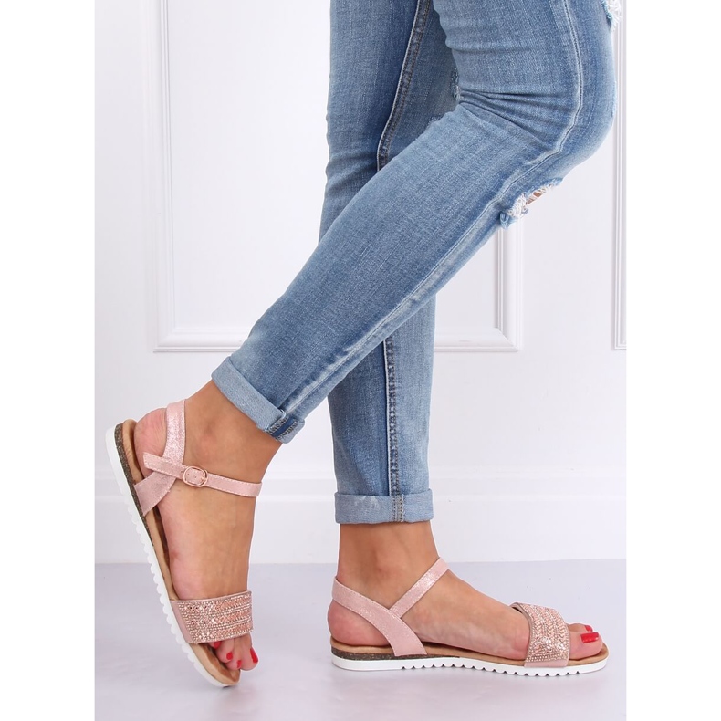 Rosa damsandaler HT-69 Rosa 2