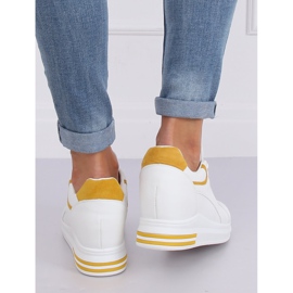 Vita HY-231 Yellow wedge sneakers gul 2