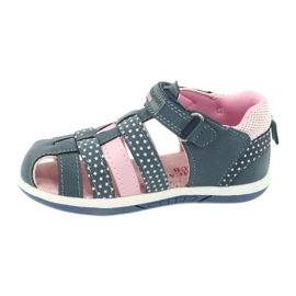 American Club DR16 / 20 flickas sandaler vit marinblå rosa 2