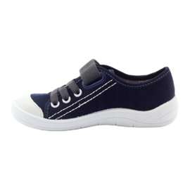 Befado 251Q047 sneakers med kardborre, marinblå 1