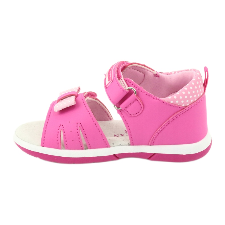 American Club Amerikanska DR20/20 flickans sandaler med en rosa båge 1