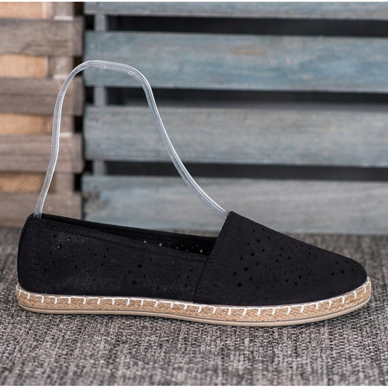 MCKEYLOR Aztec Espadrilles With Aztec Mönster svart 2