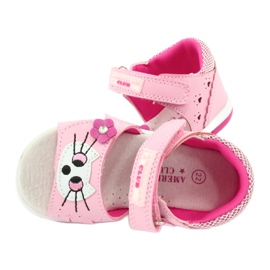 American Club American DR22/20 Sandals Girls 'Pink Kitty rosa 4