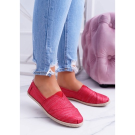 NEWS Red Glitter Espadrilles för kvinnor från Emmera röd 1