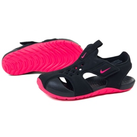 Nike Sunray Protect 2 Jr 943827-003 sko svart rosa 1