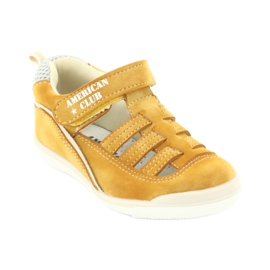 American Club GC12/20 kardborresandaler för pojkar, gula 1